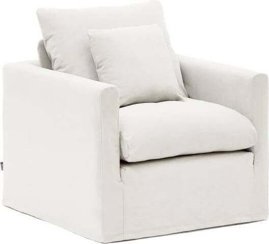 Kave Home Fauteuil Nora Ecru