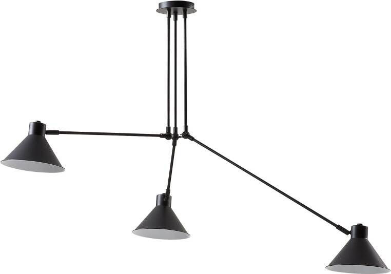 Kave Home Hanglamp Dione 3-lamps zwart - Foto 1