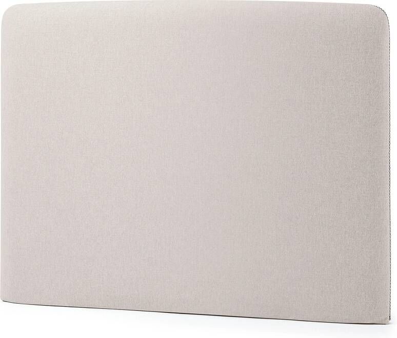 Kave Home Dyla hoofdbord met afneembare hoes in beige voor bedden van 90 cm - Foto 2