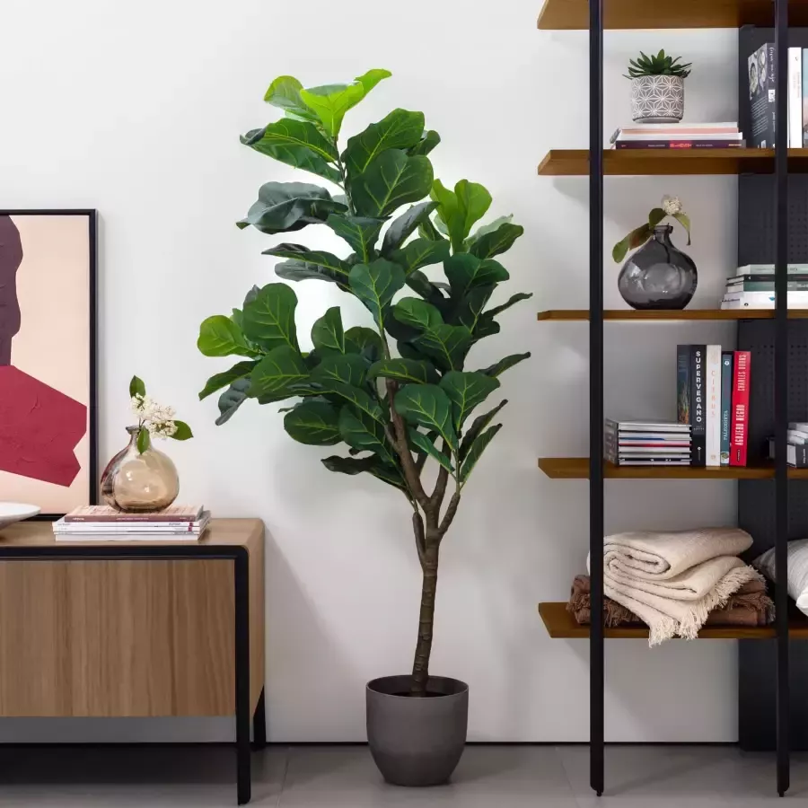 Kave Home Woon Accessoires Ficus Kunstplant ficus150 cm