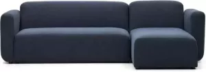 Kave Home Loungebank Neom Links Rechts Donkerblauw