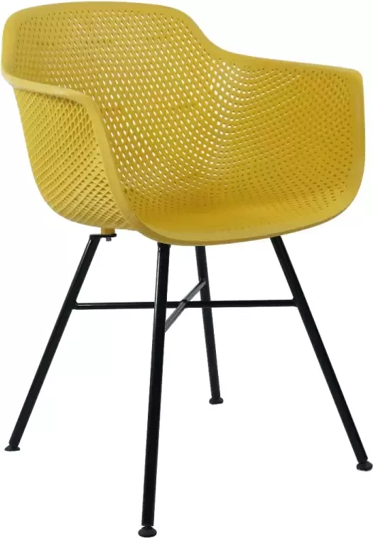Kick Collection Kick Buitenstoel Indy Geel Zwart frame - Foto 2