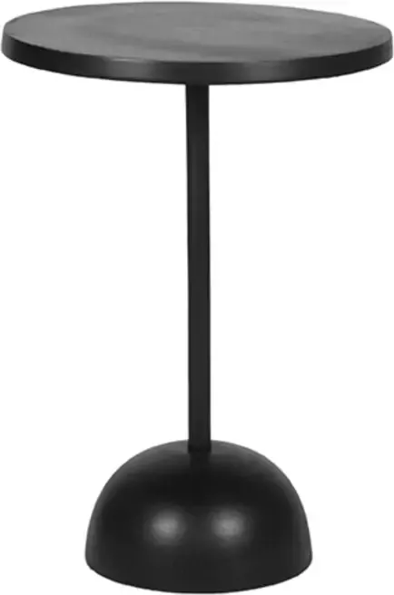 LABEL51 Bijzettafel Spark Metaal 40 x 57cm Zwart Rond