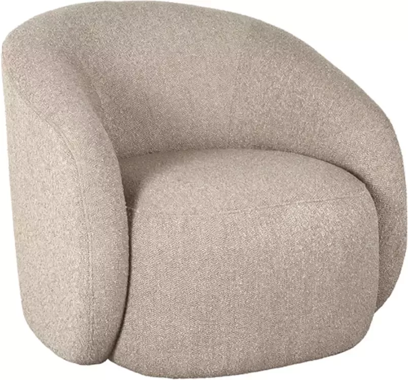 LABEL51 Alby Fauteuil Bruin Chicue Boucle