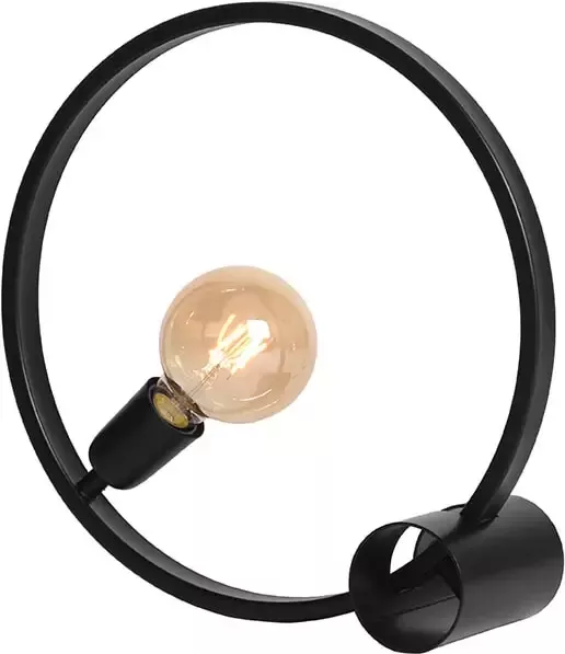 LABEL51 Tafellamp Ring Zwart Metaal