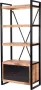 LABEL51 Wandkast Brussels Met Lade Mangohout 185 x 80cm Rough - Thumbnail 1