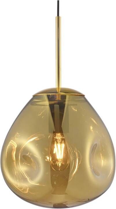 Leitmotiv Hanglamp Blown Glass Messing 25x22cm - Foto 1