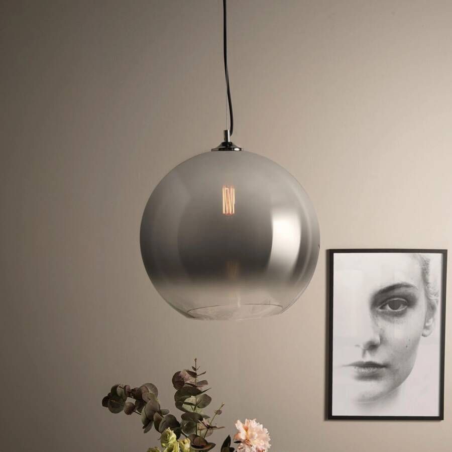 Leitmotiv hanglamp Bubble 40 x 37 cm E27 glas 40W chroom - Foto 2