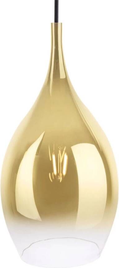 Leitmotiv hanglamp Drup 20 x 37 5 cm E27 glas 40W goud