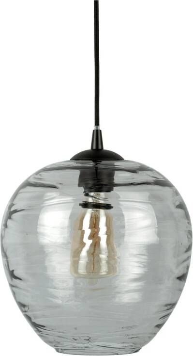 Leitmotiv Pendant lamp Glamour Globe glass grey - Foto 1