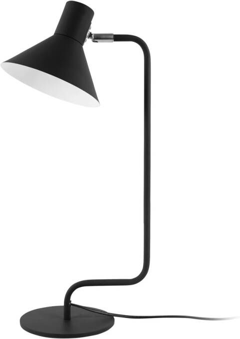 Leitmotiv Table lamp Office Curved metal black