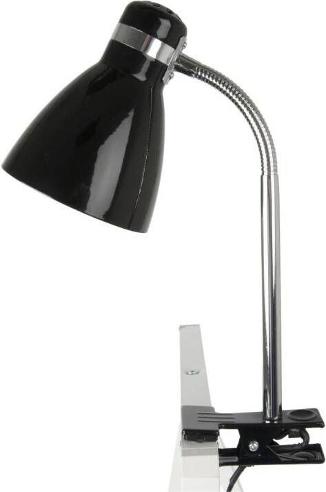 Leitmotiv Tafellamp Study Met clip Zwart