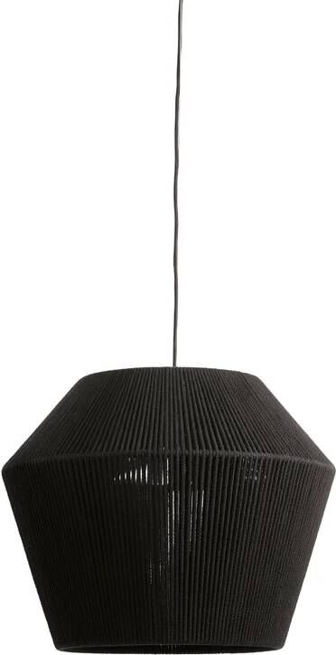 Light & Living Hanglamp Agaro Katoen 53cm Zwart