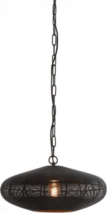 Light & Living Light&living Hanglamp Ø40x18 cm BAHOTO mat zwart