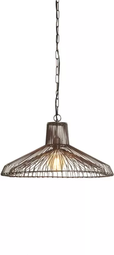 Light & Living Hanglamp Kasper 55x55x29 Bruin - Foto 2