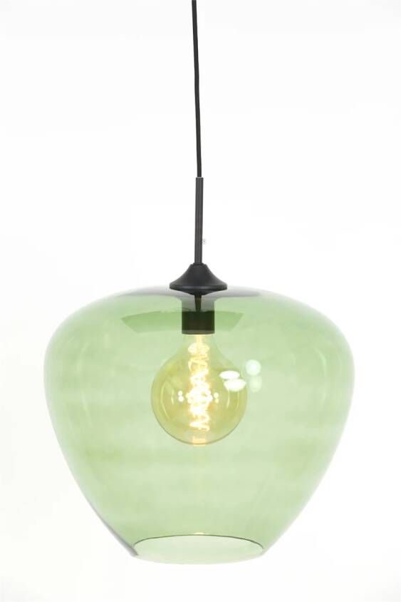 Light & Living Light and Living hanglamp zwart glas 2952481 - Foto 2