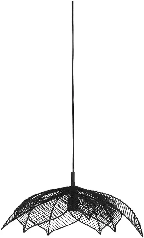 Light & Living Hanglamp PAVAS Ø54x24.5cm Zwart