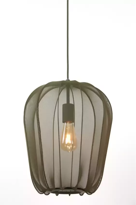 Light & Living Hanglamp Plumeria 34cm Donkergroen - Foto 2