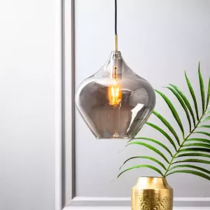 Light & Living Hanglamp Rakel Antiek Brons Smoke Ø27x29 5 cm