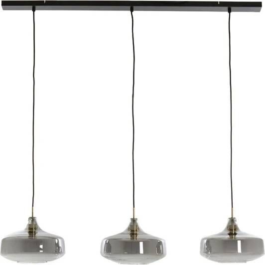 Light & Living Hanglamp Solna 3-Lamps Smoke Antiek Brons - Foto 1
