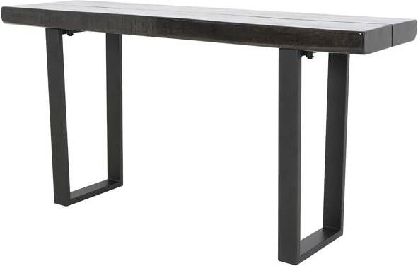 Light & Living Side table 160x44x82 cm MAYEN glanzend zwart