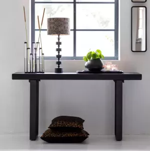 Light & Living Side table 160x44x82 cm MAYEN mat zwart