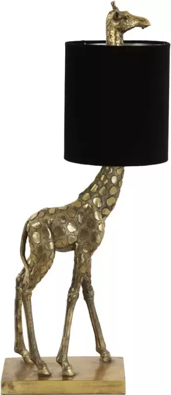 Light & Living Tafellamp Giraffe 61cm Antiek Brons Zwart - Foto 2