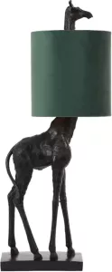 Light & Living Tafellamp Giraffe Zwart Groen 28x20x68 cm