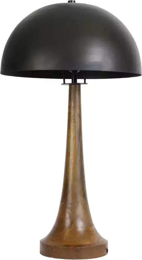 Light & Living Tafellamp JOVANY 40x40x72cm Bruin - Foto 1