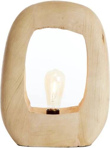 Light & Living Light&living Tafellamp 33x10x40 cm KELAFO hout mat naturel