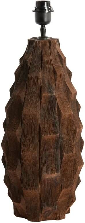 Light & Living Light&living Lampvoet Ø21x46 cm TAKABE hout chocolade bruin - Foto 1