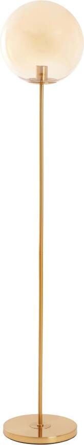 Light & Living Vloerlamp Medina 160cm hoog Amber Goud