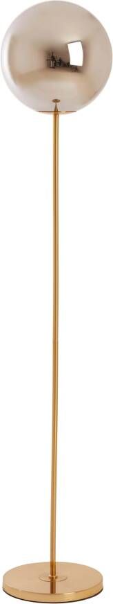 Light & Living Light&living Vloerlamp Ø30x160 cm MEDINA glas smoke+goud - Foto 1
