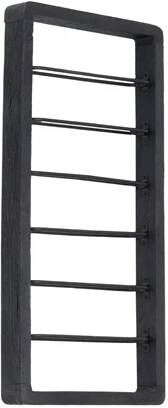 Light & Living Wijnrek Sorrento Voor 6 flessen Zwart