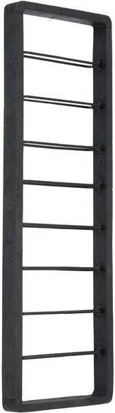 Light & Living Wijnrek Sorrento Voor 8 flessen Zwart