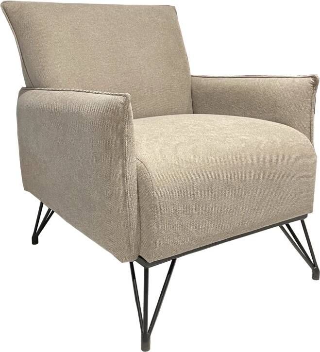 Livingfurn Fauteuils Noah Liwale 2 Stof Gecoat Staal - Foto 2