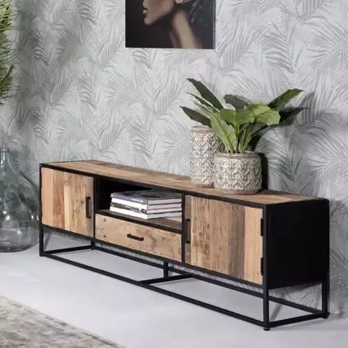 Livingfurn TV-meubel Dakota 130 cm Bruin
