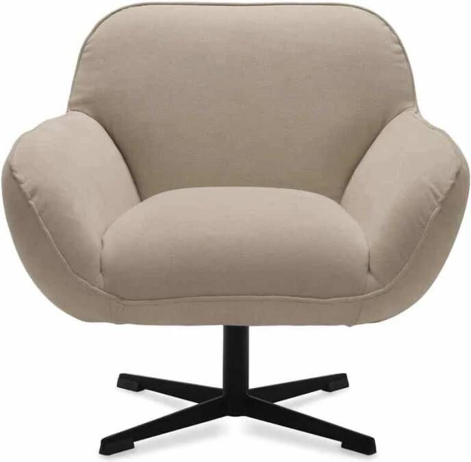Liviza Fauteuil beige Donato Draaibaar Stof Rechthoekig Beige 74 cm 75 cm 79 cm - Foto 2