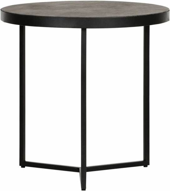 Must Living Side table Harmony round 50xØ50 cm black powder coated