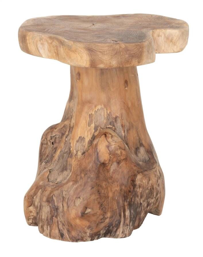 Must Living Stool Mushroom Natural 45xØ40 cm teakwood roots
