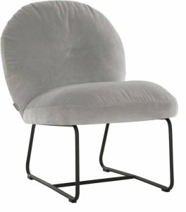 Must Living Lounge chair Bouton 79x60x80 cm smooth slate grey