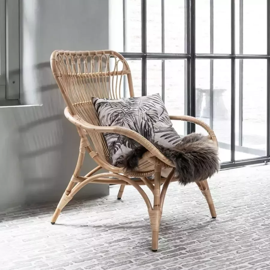 Must Living Lounge chair Catania 95x75x80 cm Natural rattan - Foto 1