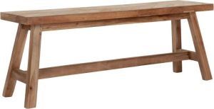 Must Living Bench Herringbone medium 45x120x32 cm recycled teakwood