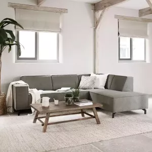 Must Living Corner sofa Sky right Teddy Olive 78x265x197 cm Right Olive