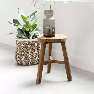 Must Living Stool Easy round 44xØ30 cm recycled teakwood