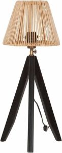 Must Living Boho Ibiza Tafellamp Montecristo Zwart