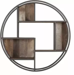 MUST Living Wandrek Spectaculo Hout en staal 80cm Naturel