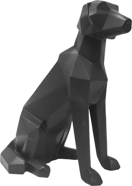 Present time Ornament Origami Dog Zwart 23 3x12 8x25 4cm