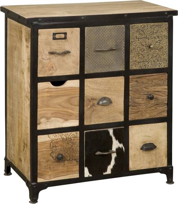 RENEW Ladekast Brice Met 9 laden Meerkleurig