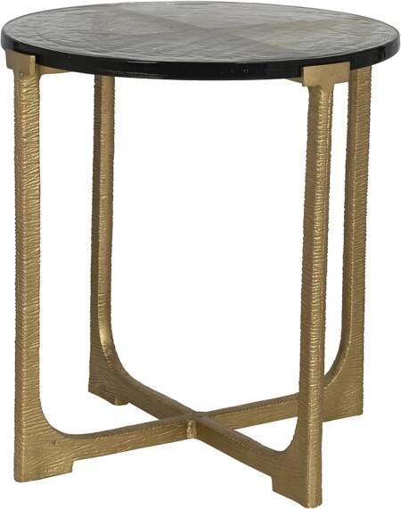 Richmond Interiors Richmond Bijzettafel Vixen 56cm Goud Rond